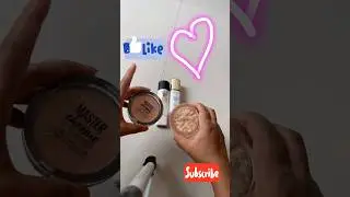 Maybelline v/s Makeup Revolution highlighter #makeup #dupe