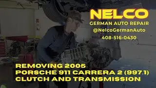 2005 Porsche 911 Carrera 2 (997.1) clutch and transmission removal with IMS bearing images