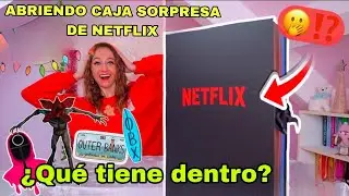 Abriendo Caja sorpresa de Netflix stranger Things, juego del Calamar y M&aacute;s #netflix 