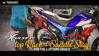 XPULSE 210 TOPRACK WITH SADDLE STAY INSTALLATION GUIDE