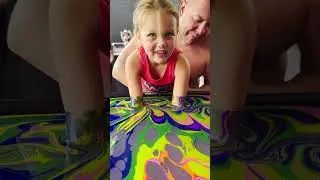 Body Marbling Arm Paint Dip at Faster Horses Festival 307