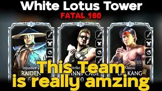 Using StarinSky's Team in White Lotus Tower Fatal 160 | MK Mobile