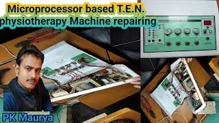 Microprocessor based T.E.N.S physiotherapy Machine repairing, TENS machine physiotherapy use hindi