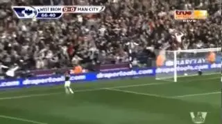 West Brom Man City Người h&ugrave;ng Dzeko full