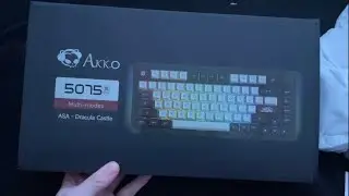 Unboxing Akko 5075 Plus Drácula Castle - Meu novo teclado!