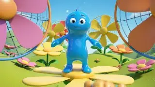 Fall Guys Jelly Runner Jumped Between Giant Fans | Nursery Rhymes for Kids Songs