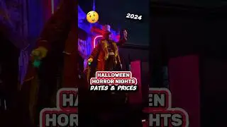 Halloween Horror Nights ANNOUNCED 😮👻 (Dates & Prices 2024)