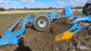 Rolland-BTP-4.0 paleidimas Širvintų r. | Darbas po pupų ražienos | Diskinis skutikas bandymuose