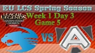 Team ROCCAT vs Alliance | EU LCS Spring 2014 Week 1 Day 3 | HD