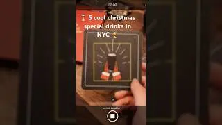 🍸🍹5 cool christmas special drinks in NYC 🎄 #nyc #christmas #happy #holiday