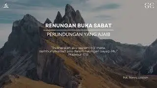 Renungan Buka Sabat | 28 November 2025 | Pdt. Ronny Umboh