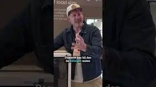 WORD JIJ OOK GEK VAN DE herrie VAN JE WASMACHINE?