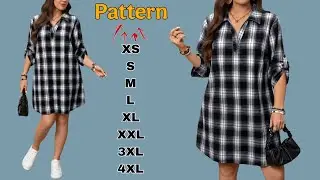 Drafting a Stylish Oversized Fall Dress Pattern | Flattering & Comfy for All (XS-4XL)