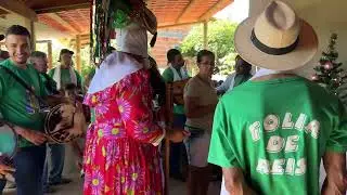 Folia de Santos Reis 2025 Jataí Unaí-MG 1ª parte pouso casa do Joaquim.