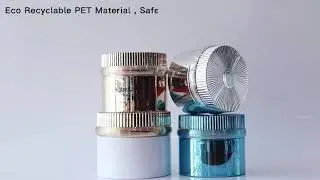 Luxury Plastic Cosmetic Jars | Custom Cosmetic Container Jars
