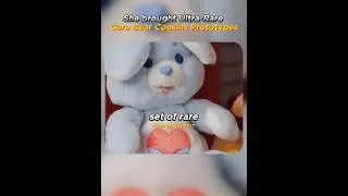She brought Ultra-Rare Care Bear Cousin Prototype 🧸✨