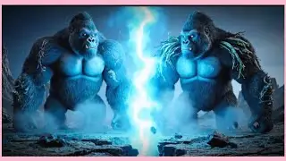  Epic Gorilla vs Gorilla Battle | Ultimate Monster Fight#trending #viral #kids #usa
