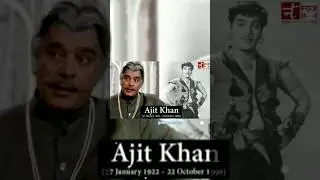 Old Fabulous Villan Actor Ajit Khan 🙏🏿❤️🥰#shots #shortsvideo #youtuber#viral