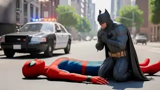 Unexpected Team-Up: Spider-Man&rsquo;s Sad Defeat |🦇 AI Superhero Short Film
