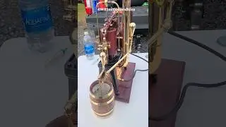 1/4 Scale Rider Ericsson Hot Air Engine, First Appearance at a Show