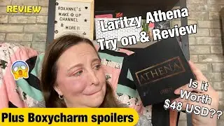 Laritzy Athena palette Worth the $$$. Try on and Review. Plus Boxycharm March 2021 spoilers