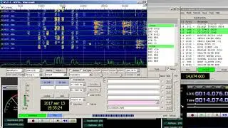 Multy channels decoding mode FT8 and CW mode 7 band