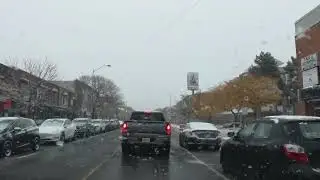 First Snow Day in Toronto: East York, Riverdale & Danforth Ave Drive