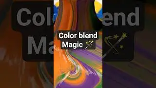 This color mix = pure satisfaction ✨&rdquo;|| #colormix #satisfying #artshorts #paintmixing#asmrart #viral