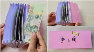 Cách Làm Ví Tiền Nhiều Ngăn Bằng Giấy| DIY Paper Wallet