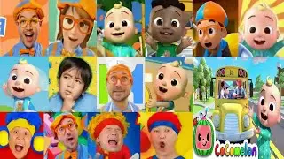 Blippi dinosaur & Cocomelon wheels on the bus & Ryan&rsquo;s World & D Billions | Kuliki Taka Ti