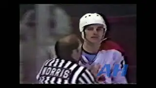 NHL Feb. 12, 1981 Montreal Canadiens v St. Louis Blues (R) x2 Feeds Mario Tremblay v Larry Patey (R)