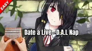🌹 Date a Live - D.A.L Nap #kalimba #tutorial #tabs