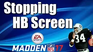 Madden 17 Tips: Stopping the HB Screen | Madden 17 Defensive Tip