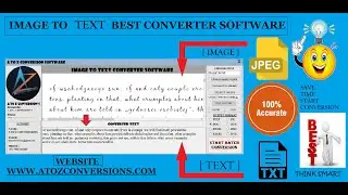 how to convert image to text | converter software for image to text | image to text converter