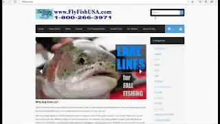 Navigating FlyFishUSA.com Tutorial