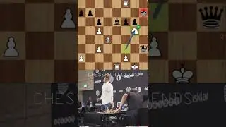 Knight Sac &rarr; Instant Resignation 🐴🚪😮 #shorts #chess #games