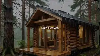 Thunderstorm Rain Sounds for Sleeping | Dark Screen
