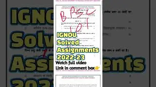 BPSC 101 Solved Assignment 2022-23 | IGNOU solved assignment 2022-23 | Tech Jethiya