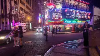 Night Walk in Philippines Red-light District in Makati 🍑