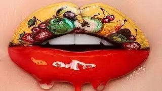 10 Wearable Lip Art Tutorials  -  Lips Beauty