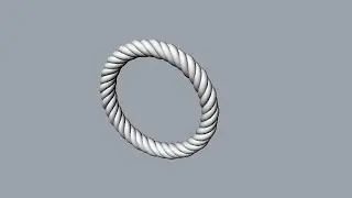 how to use helix in curve tools with 3d gemvision rhino 5 #031 #umphumrin #jewelrydesign #trending