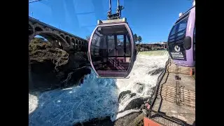 Riding the Numerica SkyRide at Riverfront Spokane