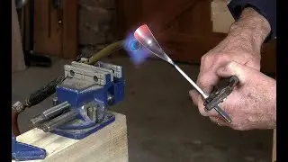 Reshaping a Woodcarving Gouge  1 - Annealing & Shaping