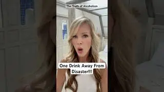 One Drink Away From Disaster!! #alcoholawareness #addictiontreatment
