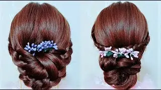 Hairstyles Buns for Long Hair - Quick And Easy Updo Hairstyles With Braids