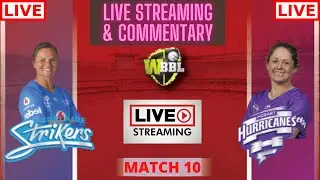 🔴LIVE : WBBL 2021 Live | Adelaide Strikers Women vs Hobart Hurricanes Women | ASW vs HBW Live Score