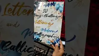 Unboxing Lettering & Modern Calligraphy Practice Book #amazonfinds #amazonproducts #calligraphy