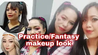 FANTASY MAKEUP LOOK/ PRACTICE #skilldevelopment #makeuptutorial #ofw
