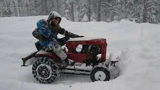 Wheel Horse Plowing Deep Powder(1)