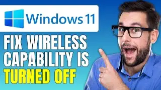 How to FIX Wireless Capability is Turned OFF 2025